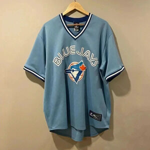 Rare Vintage Manny Lee Toronto Blue  Majestic MLB Jersey
